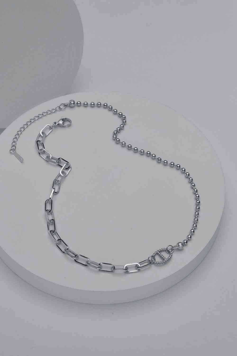Stainless Steel Two-Piece Necklace Set